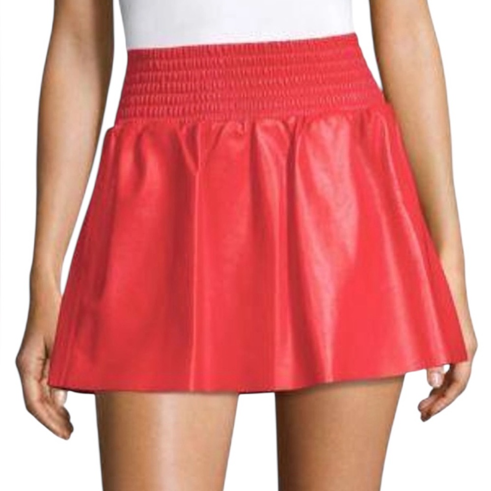 Ramy Brook Red Mini Skirt
